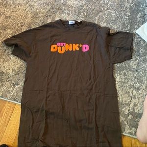 Dunkin Donuts Graphic Tee Shirt Size M
